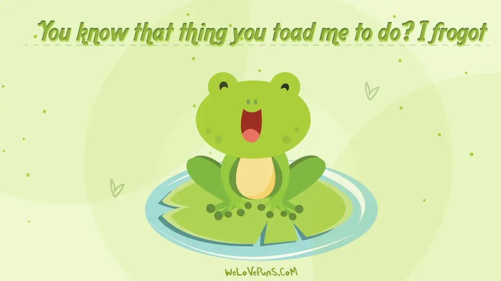 best frog puns